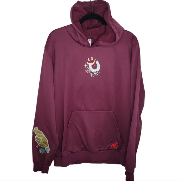 Adidas Lucky Charms #13 Horseshoe hoodie Sweatshirt size XL Sample - Picture 1 of 8